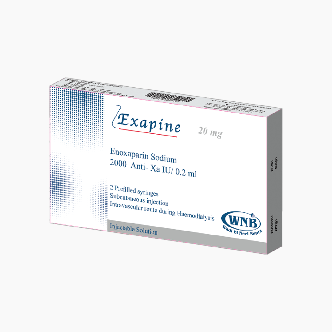 EXAPINE 20MG packaging visual